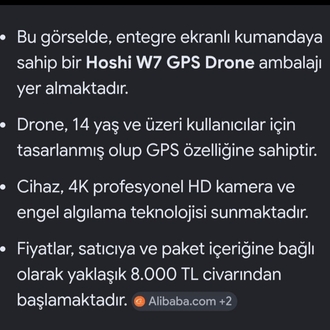 Katlanabilir Drone W7