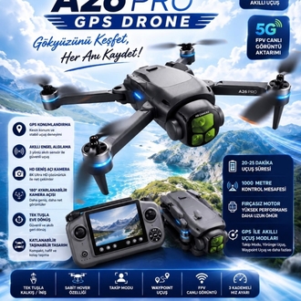 A26 PRO GPS Drone çift batarya
