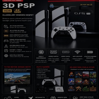 G55 Pro 3D PSP Oyun Konsolu