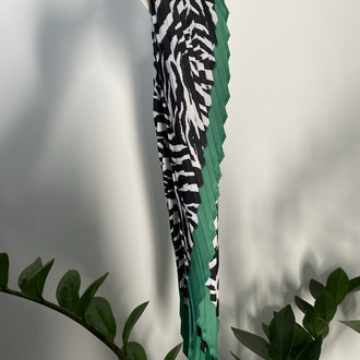 Zebra Desenli Piliseli Fular