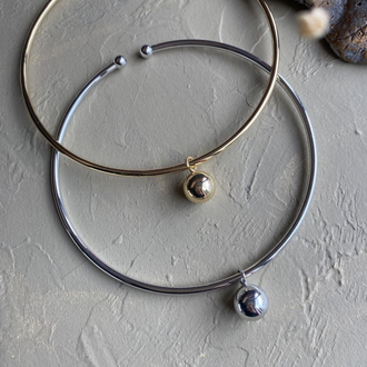 Gümüş Renk Çelik Choker Kolye