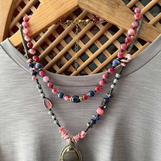 Düş Gecesi (Pembe Ceyt & Sodalit) Kolye