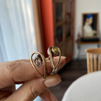 Bronz Tasarım Yüzük