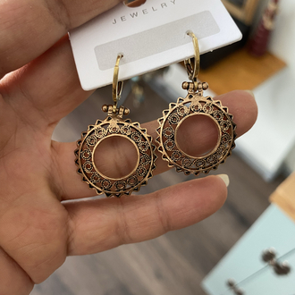 Bronz Otantik Küpe