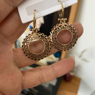 Bronz Otantik Küpe