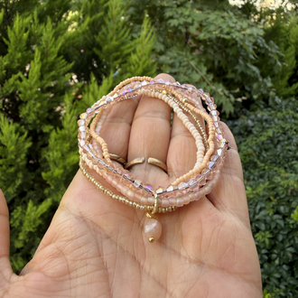 Çoklu Soft Pembe Bileklik 