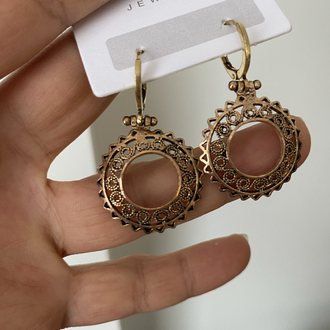 Bronz Otantik Küpe