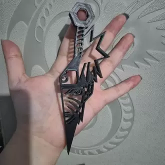 Naruto Kunai Silüet Masa Dekoru