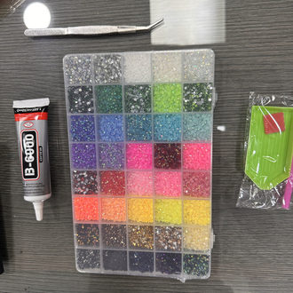 40’lı Bedazzle Taş Süsleme Seti