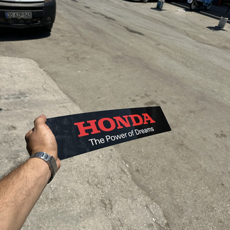 Dekor plaka Honda