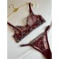  Bordo İşlemeli Bralet Takımı