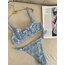 Blue Love Bra Set