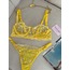 Sarı Bra Set