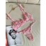 Pembe Bralet Takımı