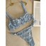 Blue Love Bra Set