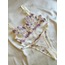  Beyaz Mor Çiçek Detaylı Bralet Takımı