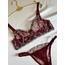  Bordo İşlemeli Bralet Takımı