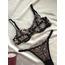Siyah Yıldız Detaylı Bralet Takımı