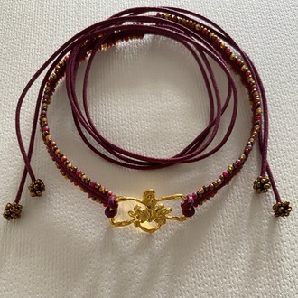 Nanshe Bağlamalı Choker Kolye A-B