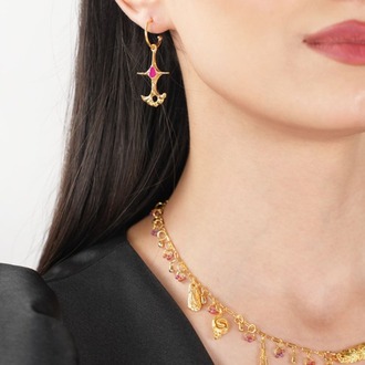 Brambuta Ankh Hoops - Fuşya