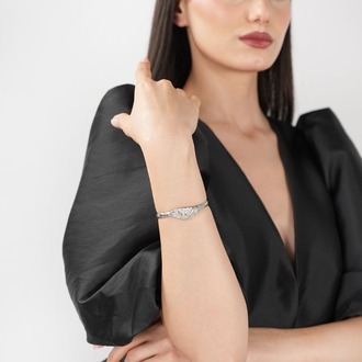 Brambuta Venüs Cuff Bileklik Gümüş