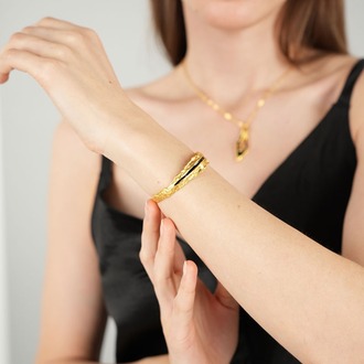 Brambuta Enki Unisex Cuff - Siyah