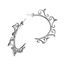 Brambuta İnanna Large Hoops Beyaz