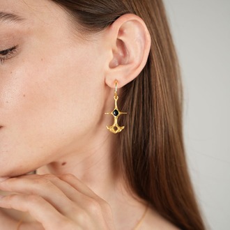 Brambuta Ankh Hoops - Siyah