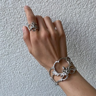 Brambuta Nanshe Cuff Bileklik Gümüş