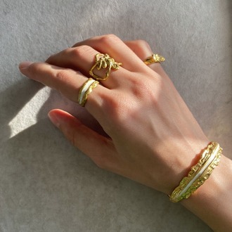 Brambuta Enki Cuff - Beyaz