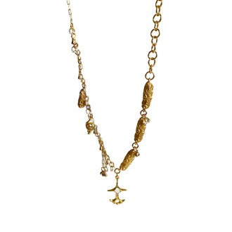 Brambuta Enuma Kolye - Gold Beyaz