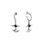 Brambuta Ankh Hoops - Siyah-Gümüş