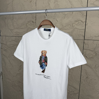 Ralph Laurn Yeni Sezon Beyaz Ayıcıklı T-Shirt