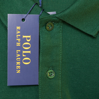Ralph Laurn Ayıcık Nakışlı Yeşil Polo Yaka T-Shirt
