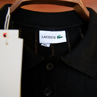 Lcst Siyah Polo Yaka Triko