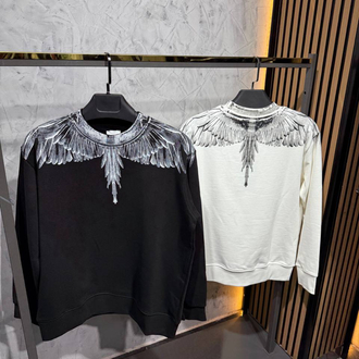 Marcelo Burlon Baskılı Siyah Sweatshirt