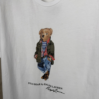 Ralph Laurn Yeni Sezon Beyaz Ayıcıklı T-Shirt