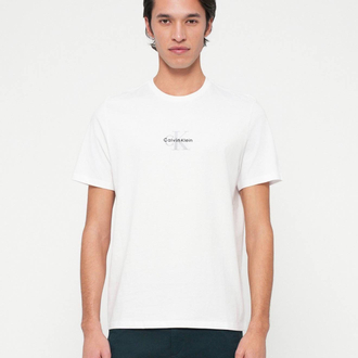 Calvn Klein Beyaz Baskılı T-Shirt