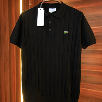 Lcst Siyah Polo Yaka Triko