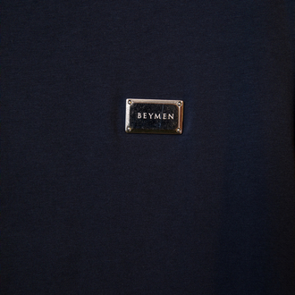 Bmn Club Metal Logo Lacivert T-Shirt