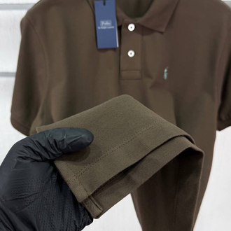 Ralph Laurn Yeni Sezon Kahverengi Polo Yaka