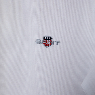 Gant Beyaz Polo Yaka T-Shirt