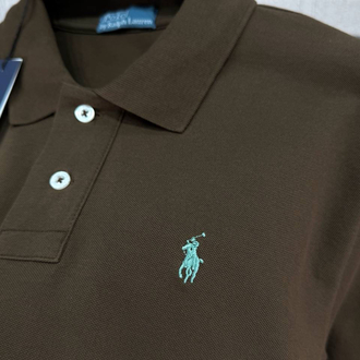 Ralph Laurn Yeni Sezon Kahverengi Polo Yaka