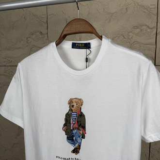 Ralph Laurn Yeni Sezon Beyaz Ayıcıklı T-Shirt