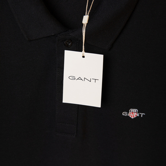 Gant Siyah Polo Yaka T-Shirt