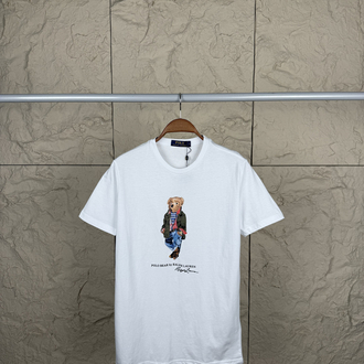 Ralph Laurn Yeni Sezon Beyaz Ayıcıklı T-Shirt