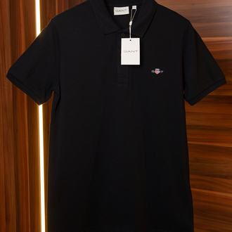 Gant Siyah Polo Yaka T-Shirt