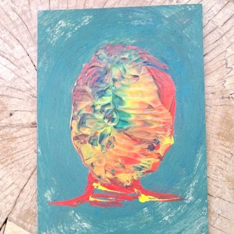 Fire Woman Portrait