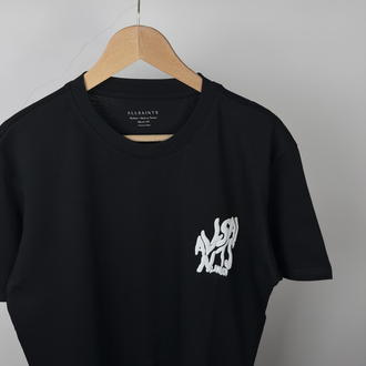 AllSaints siyah rahat kalıp tişört
