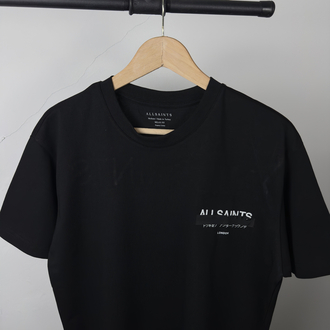 AllSaints siyah rahat kalıp tişört